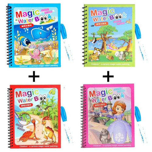 Magic Water Book (Reusable) + 1 Magic Water Pen